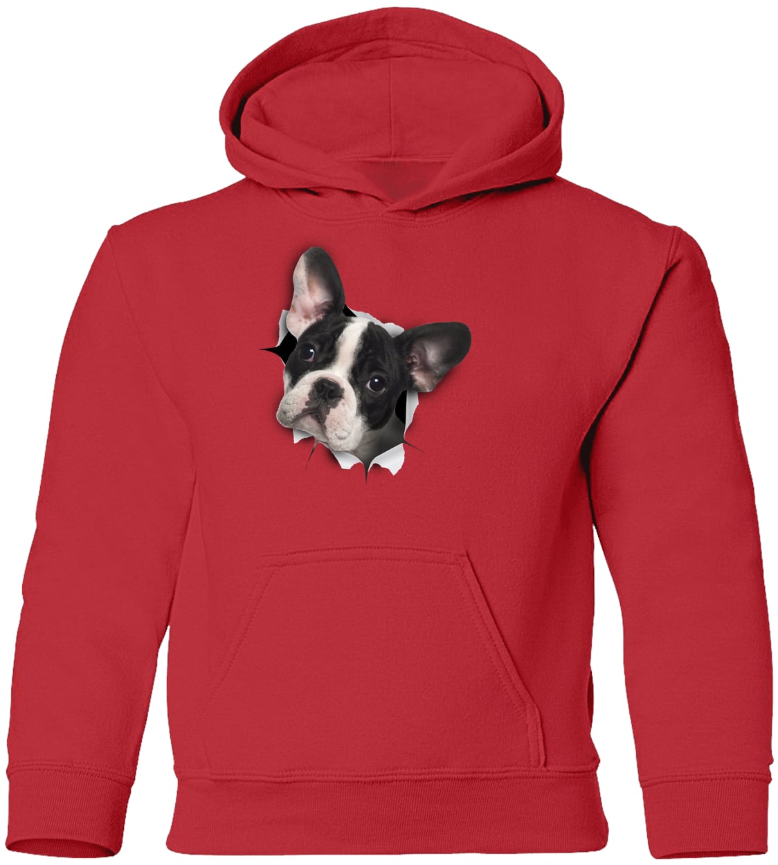 G185B Gildan Youth Pullover Hoodie - Red