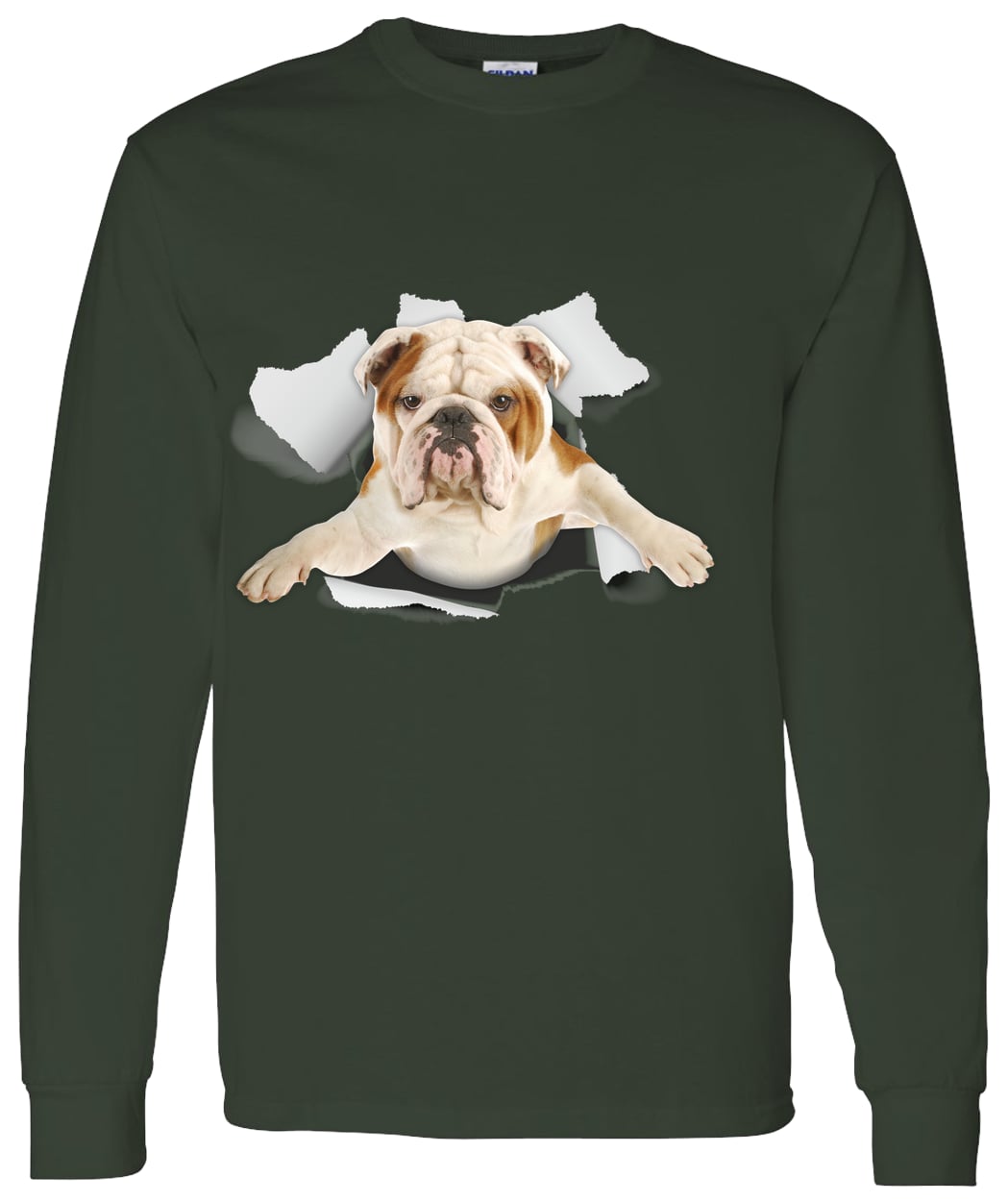 G540 LS T-Shirt 5.3 oz. - Forest Green