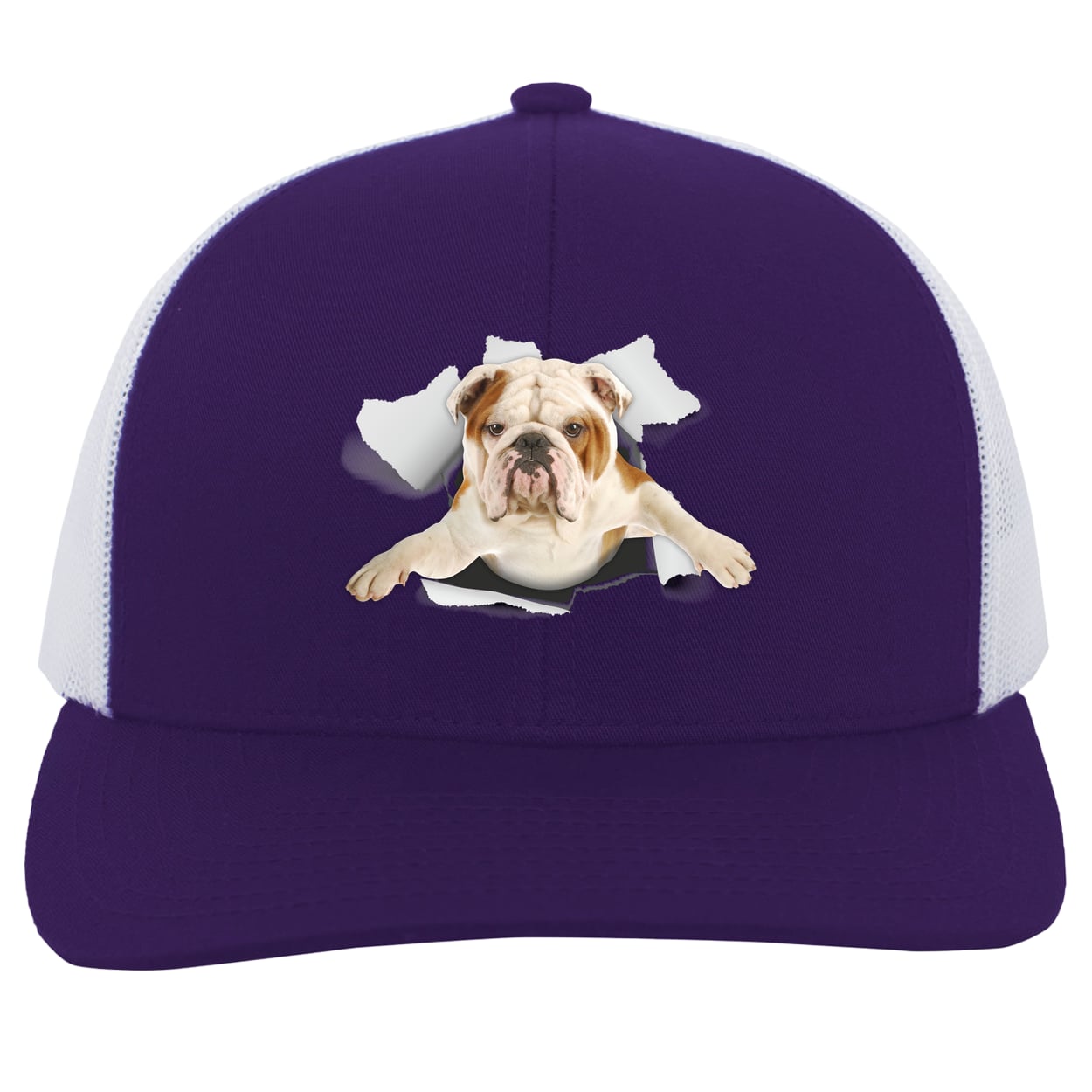 104C Trucker Snap Back - Purple/White