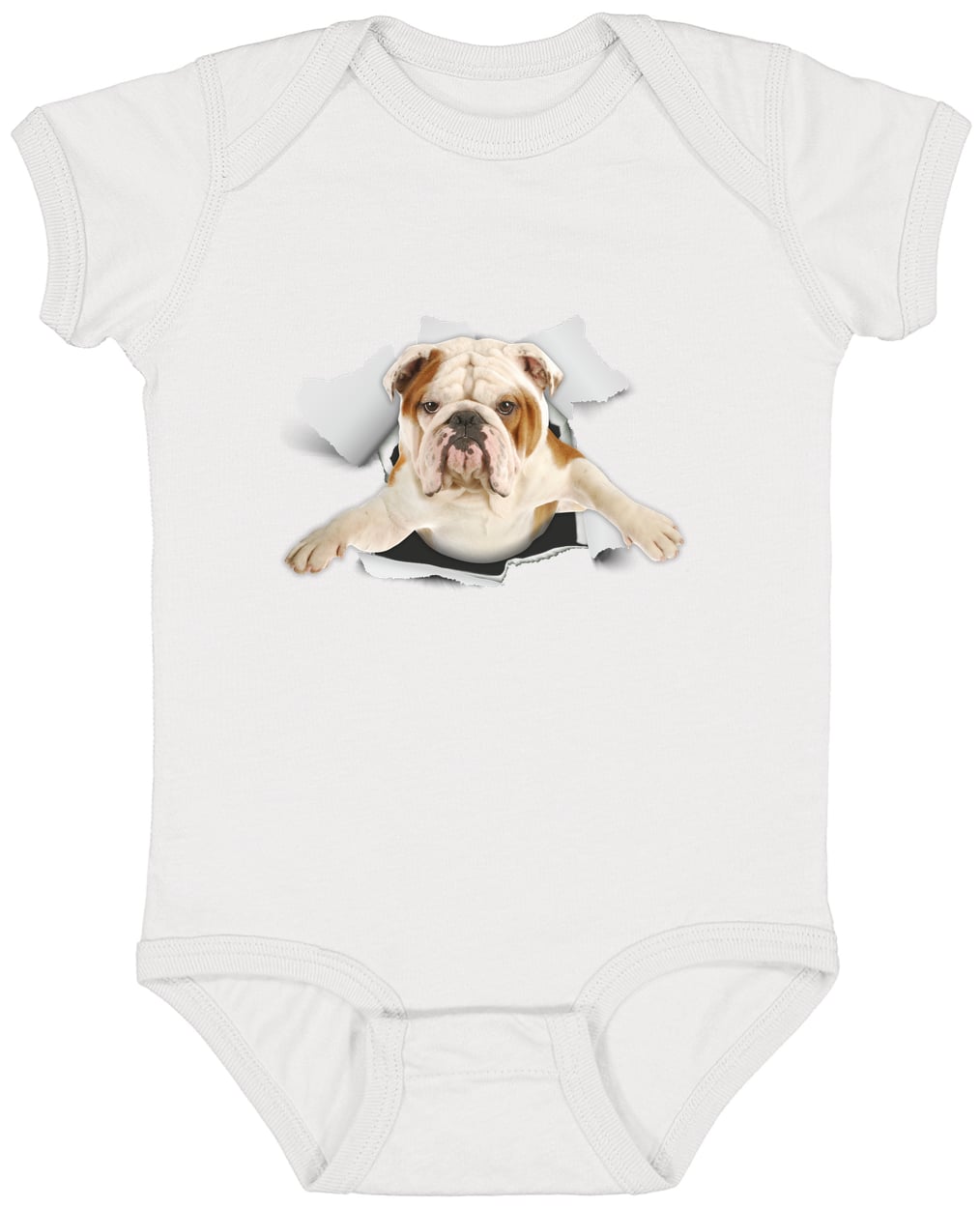 4424 Infant Fine Jersey Bodysuit - White