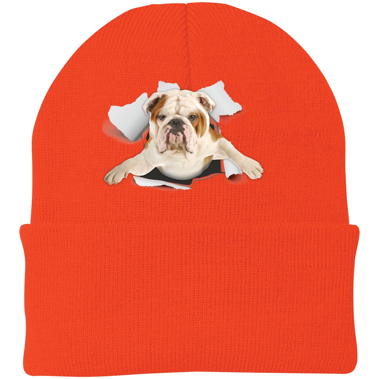 CP90 Port & Company Knit Beanie - Athletic Orange