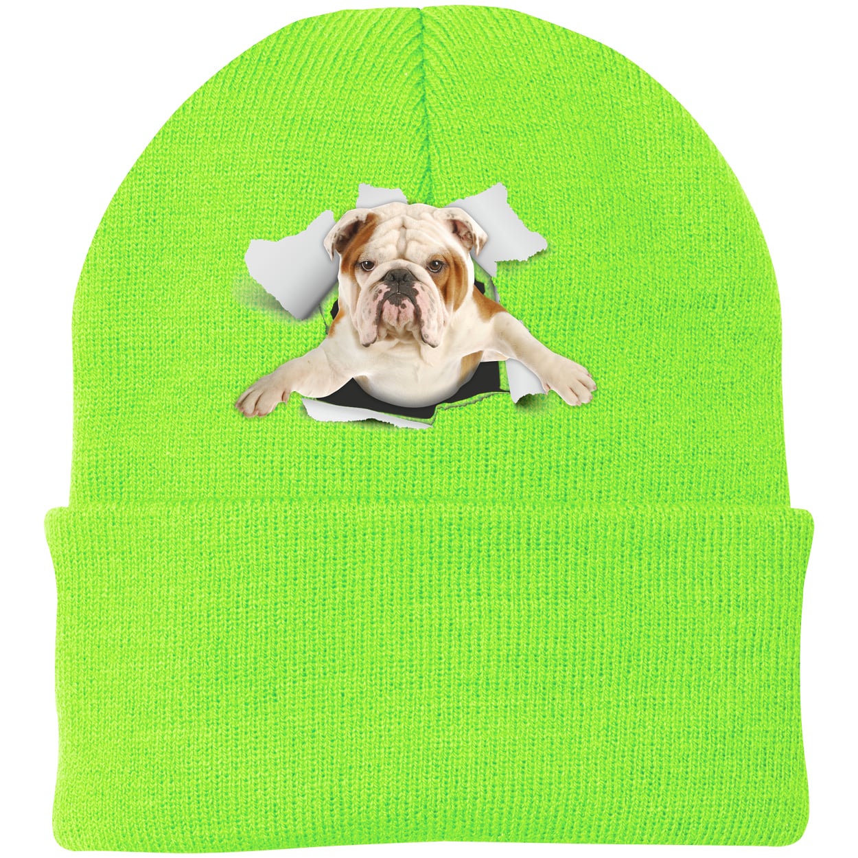 CP90 Port & Company Knit Beanie - Neon Green