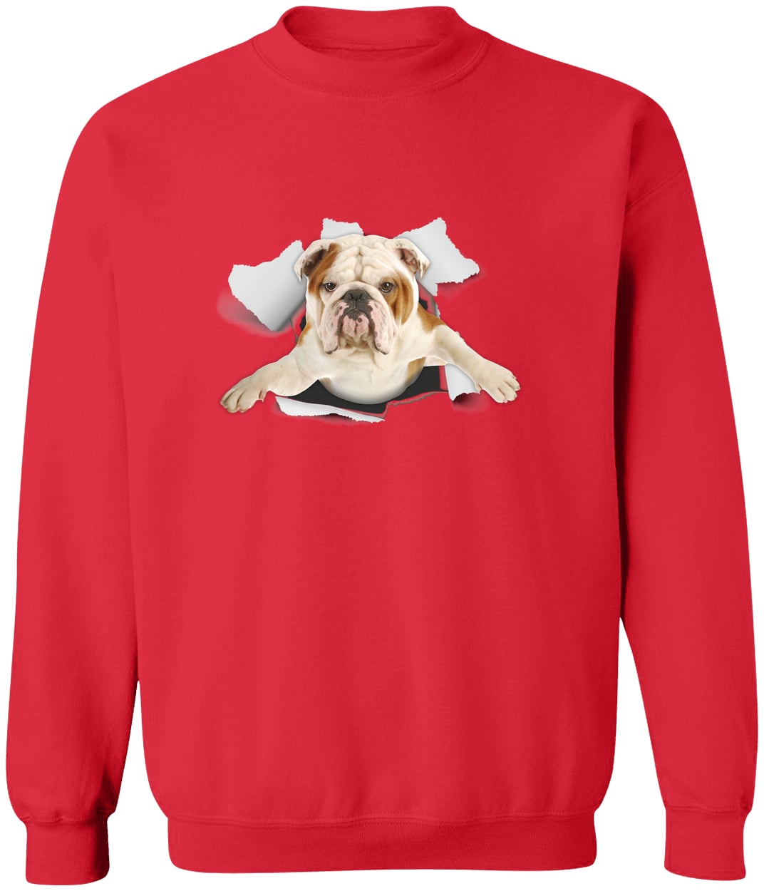 G180 Gildan Crewneck Pullover Sweatshirt - Red
