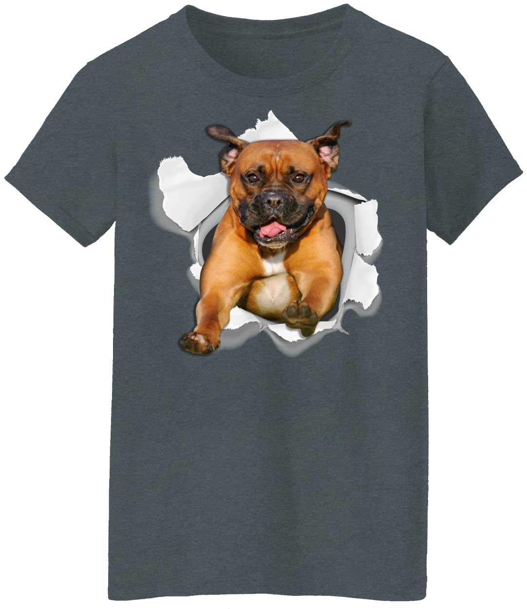 G500L Ladies' 5.3 oz. T-Shirt - Dark Heather
