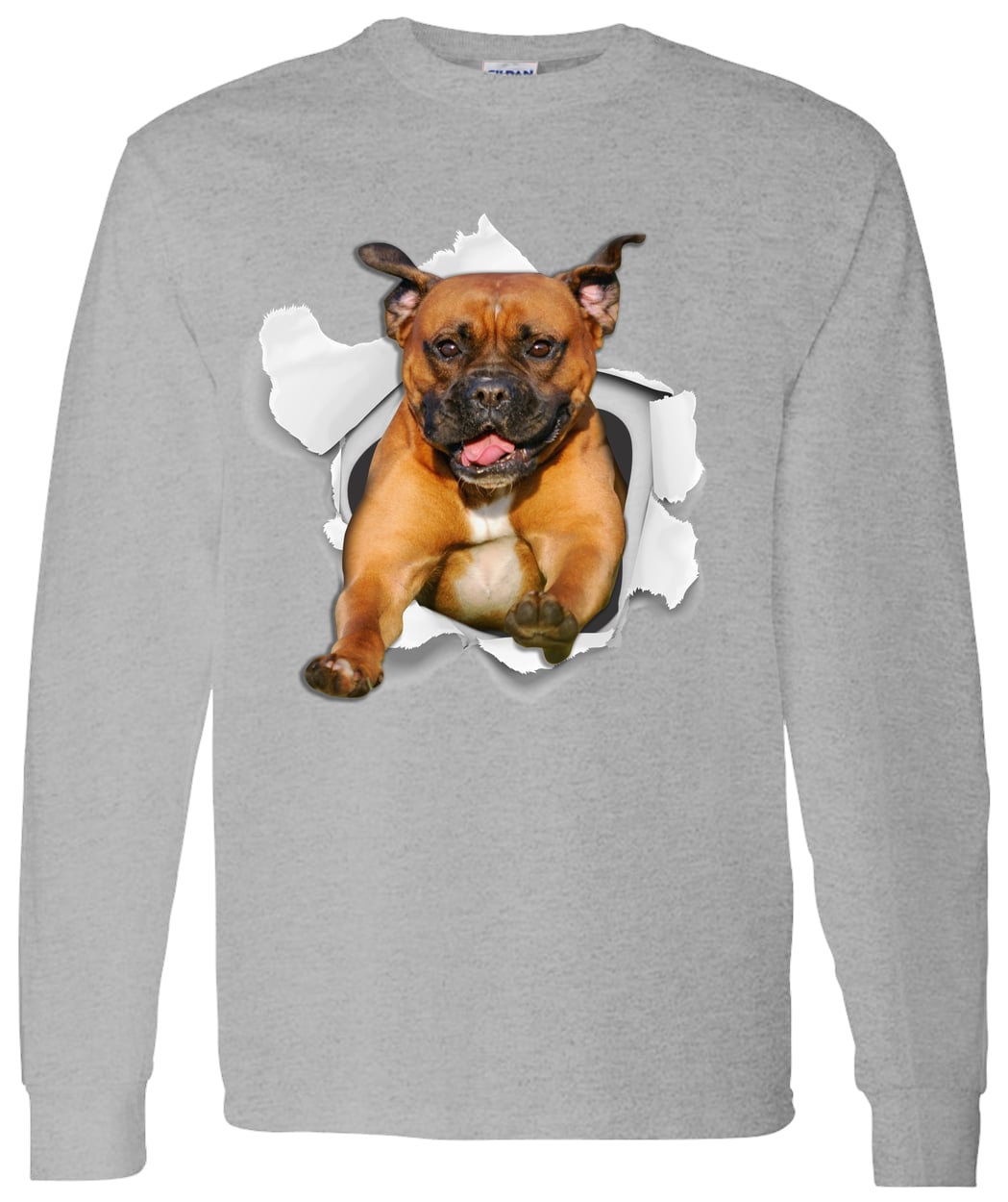 G540 LS T-Shirt 5.3 oz. - Sport Grey