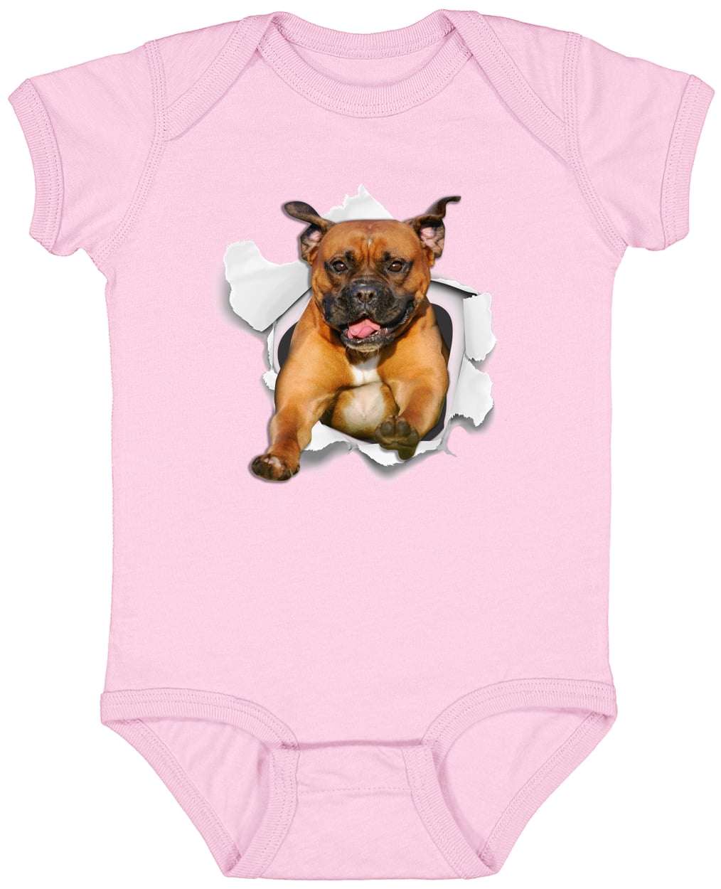 4424 Infant Fine Jersey Bodysuit - Pink