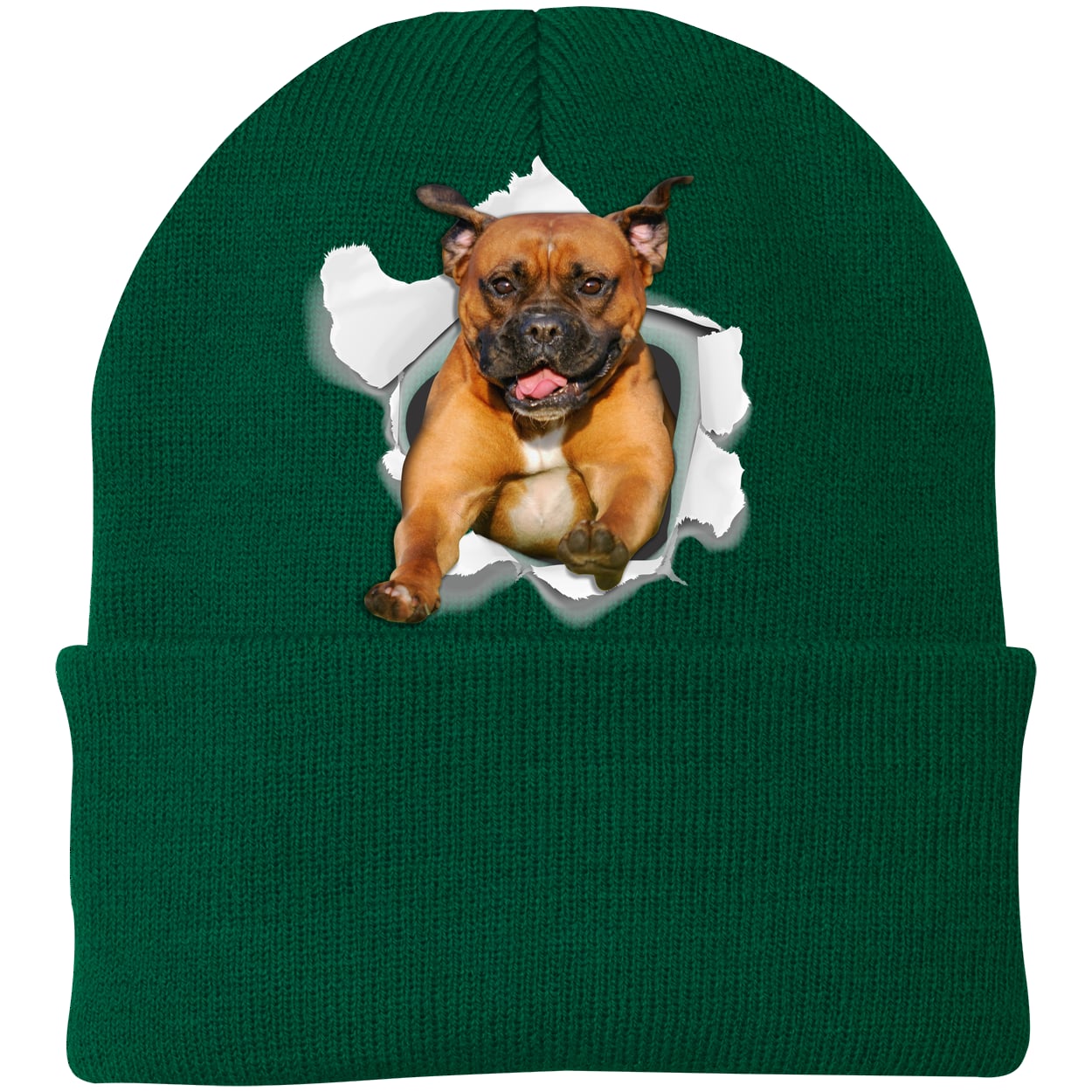 CP90 Port & Company Knit Beanie - Athletic Green