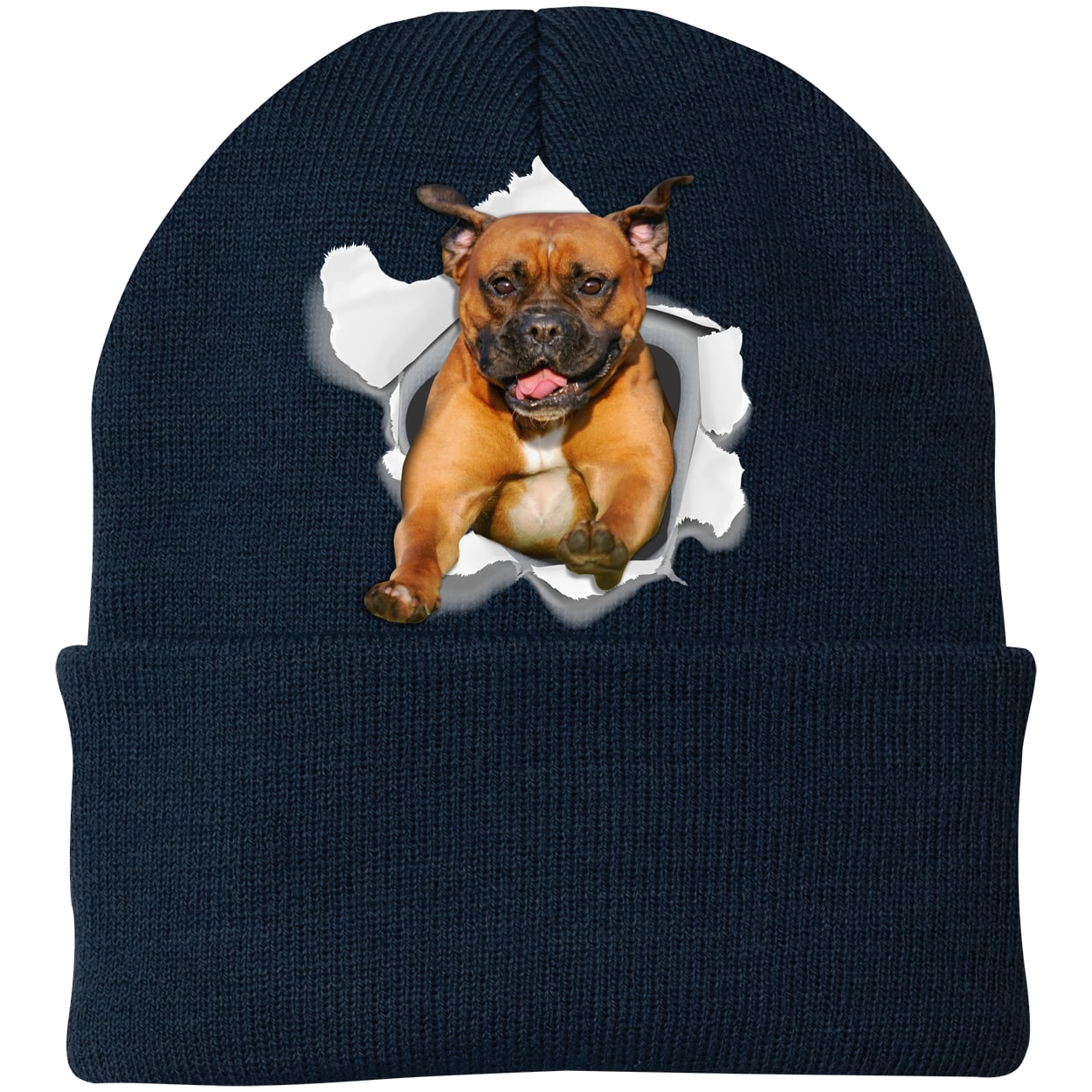 CP90 Port & Company Knit Beanie - Navy