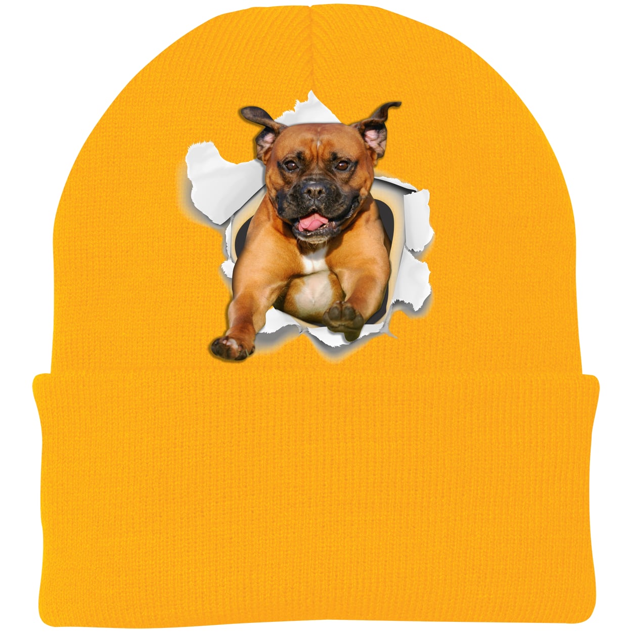 CP90 Port & Company Knit Beanie - Athletic Gold