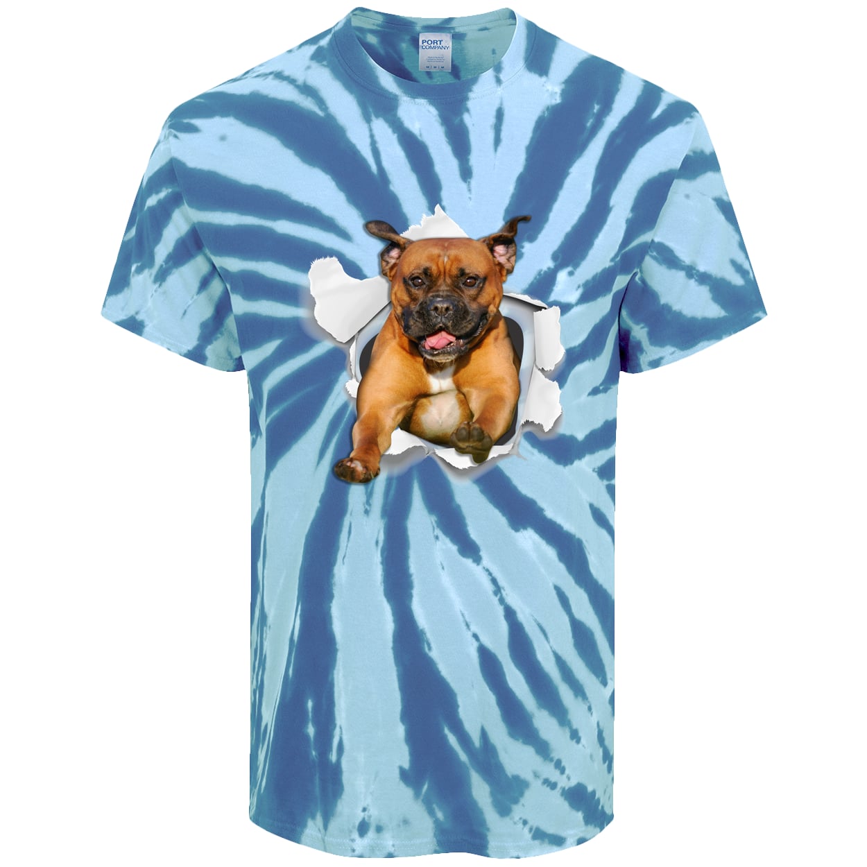 PC147 Port & Company Tie-Dye Tee - Royal