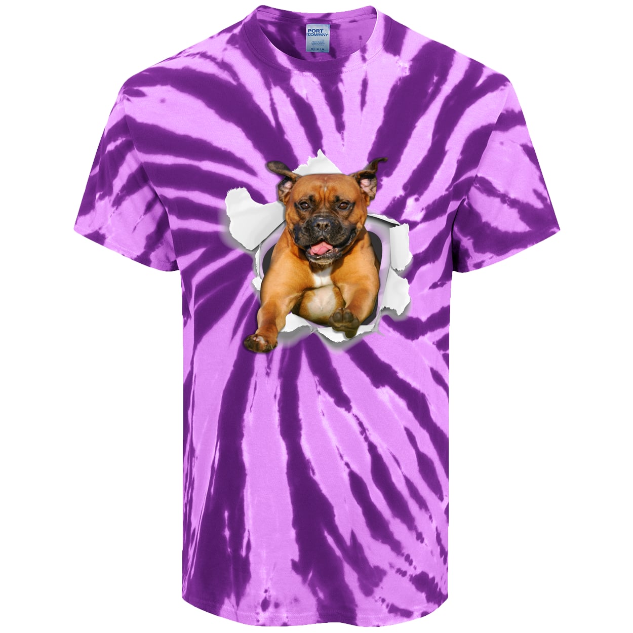 PC147 Port & Company Tie-Dye Tee - Purple