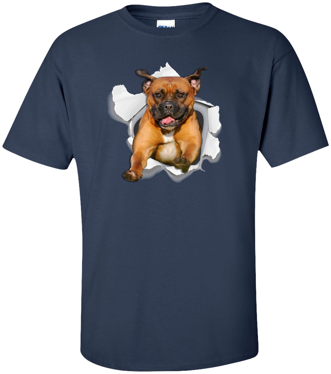 G200T Gildan Mens Tall Ultra Cotton Tee - Navy