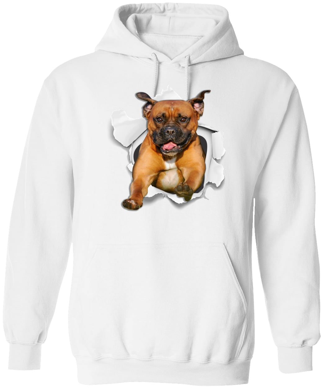 G185 Gildan Pullover Hoodie - White