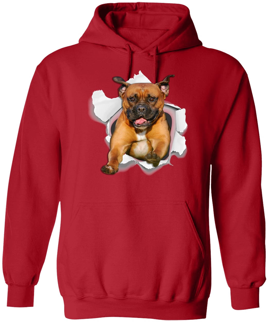 G185 Gildan Pullover Hoodie - Red