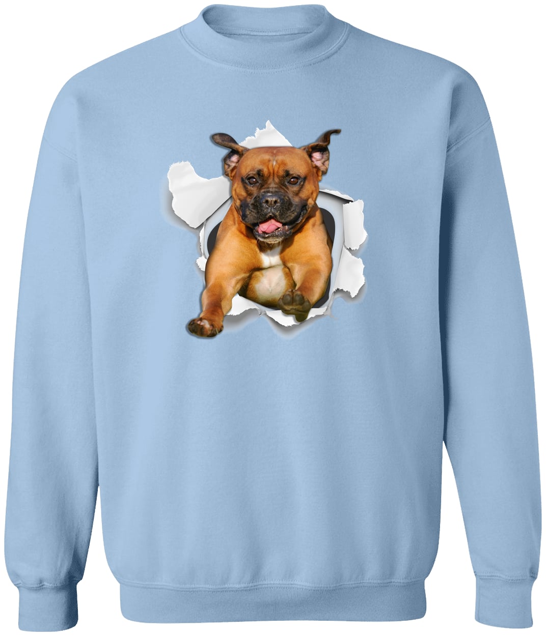 G180 Gildan Crewneck Pullover Sweatshirt - Light Blue