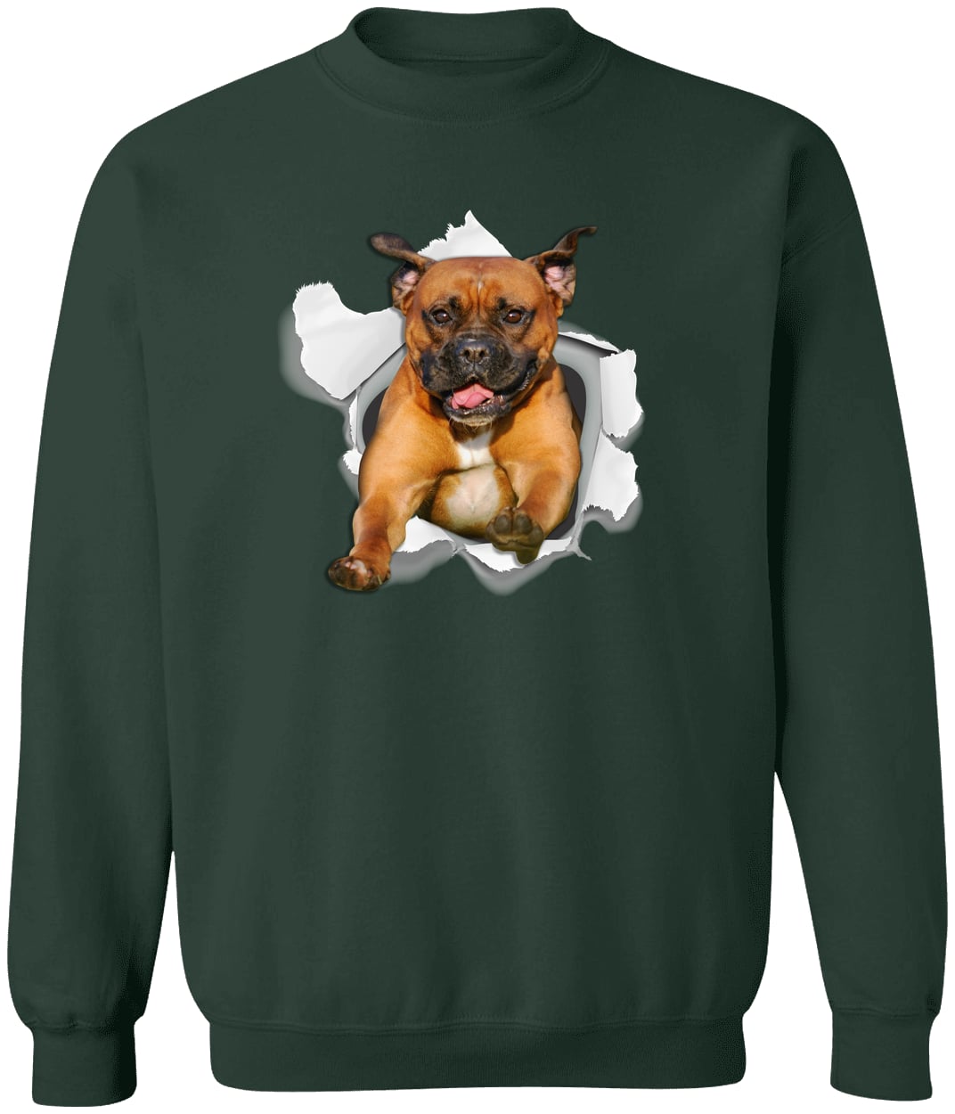 G180 Gildan Crewneck Pullover Sweatshirt - Forest Green
