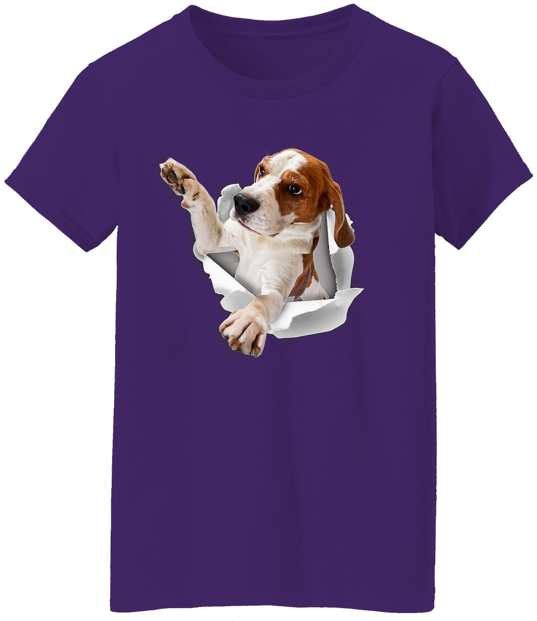 G500L Ladies' 5.3 oz. T-Shirt - Purple
