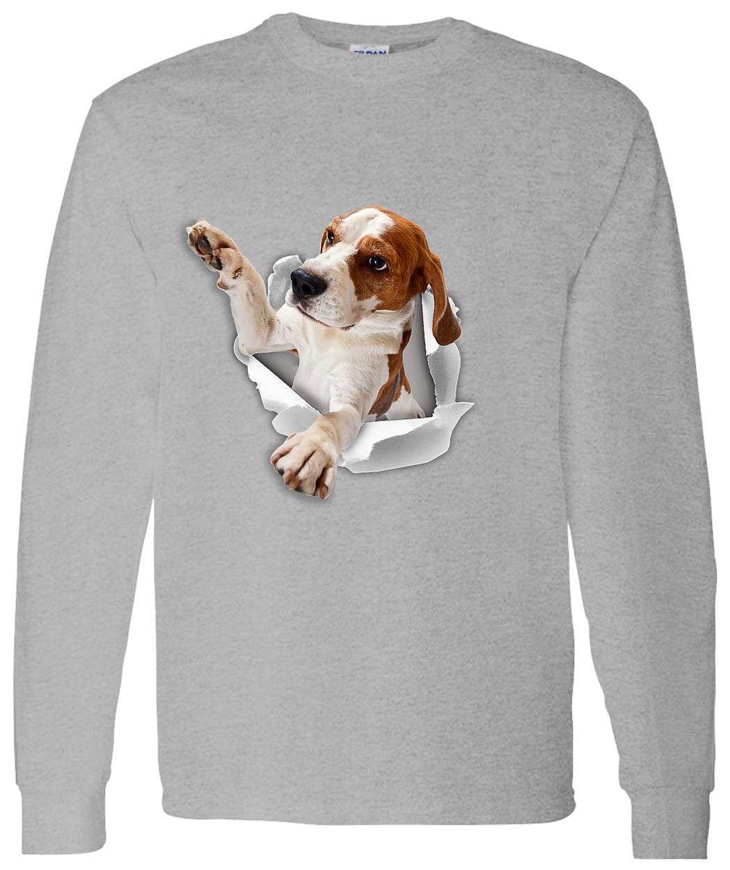 G540 LS T-Shirt 5.3 oz. - Sport Grey
