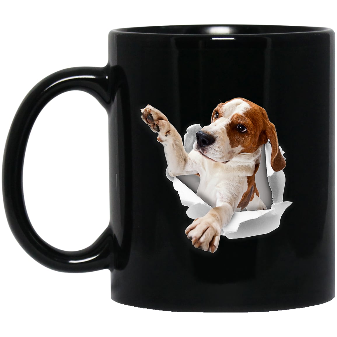 BM11OZ 11oz Black Mug Design Preview