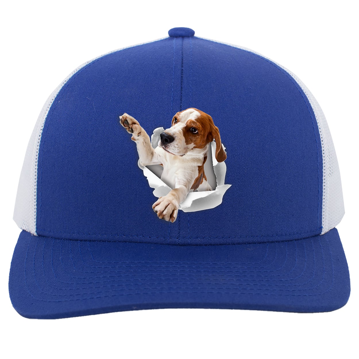 104C Trucker Snap Back - Royal/White