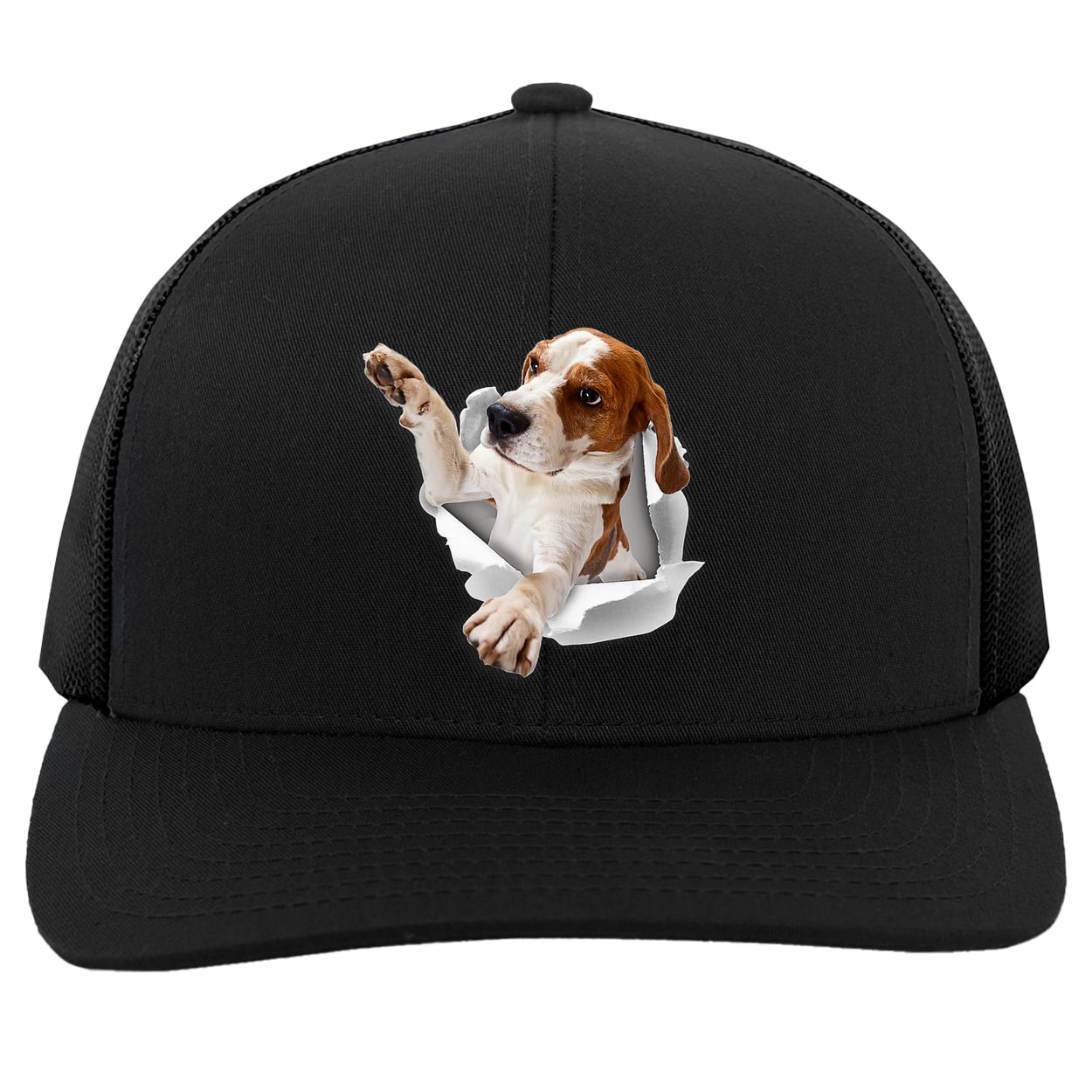 104C Trucker Snap Back - Black