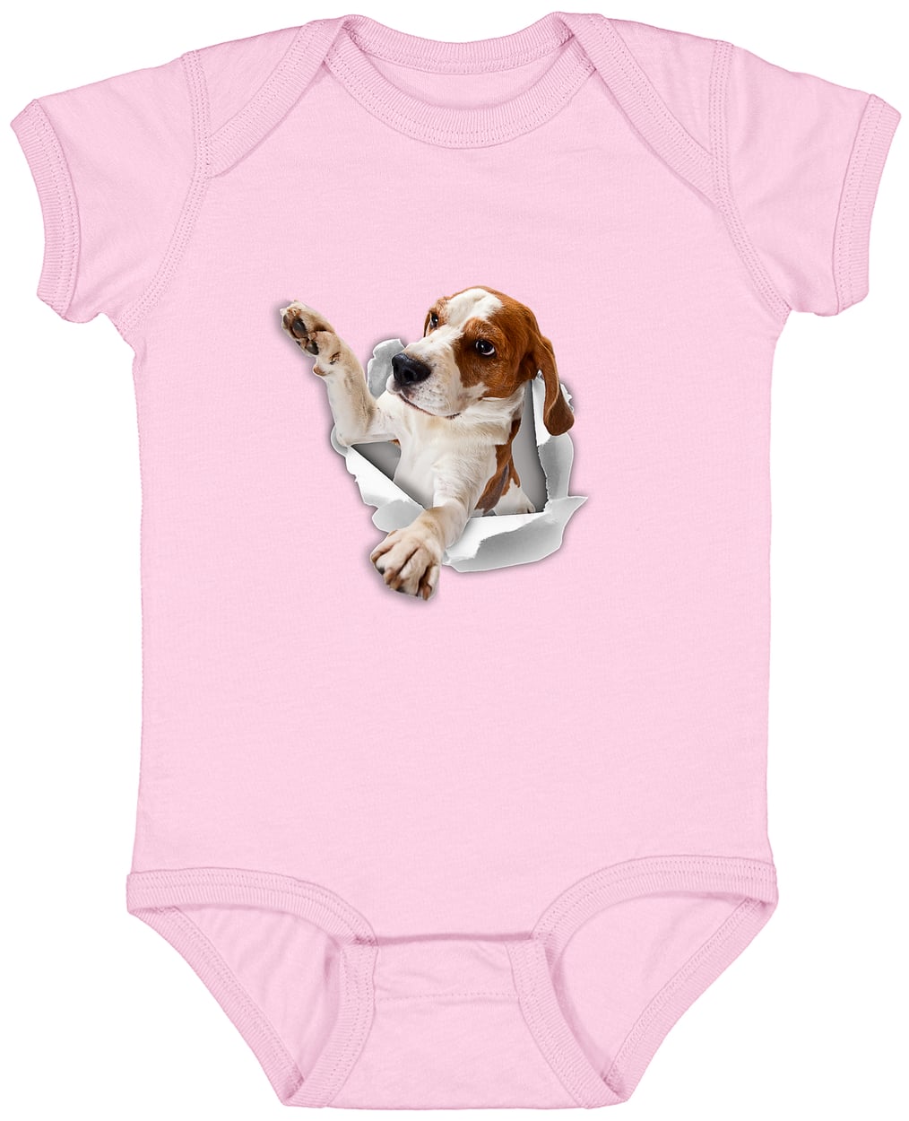 4424 Infant Fine Jersey Bodysuit - Pink