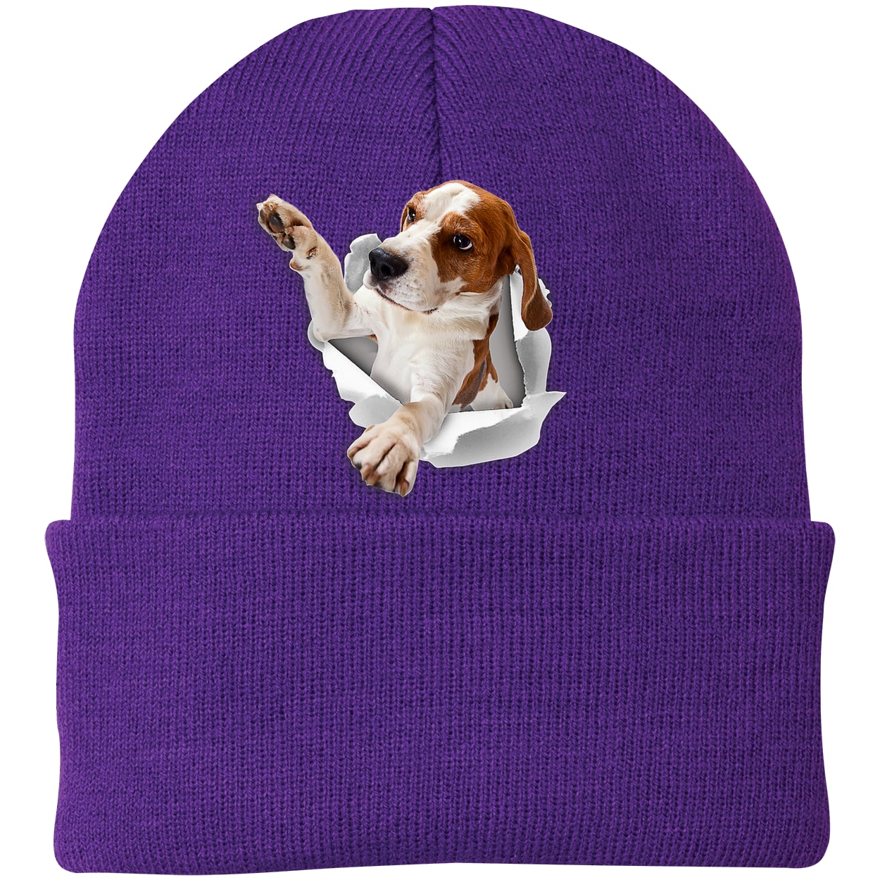 CP90 Port & Company Knit Beanie - Athletic Purple