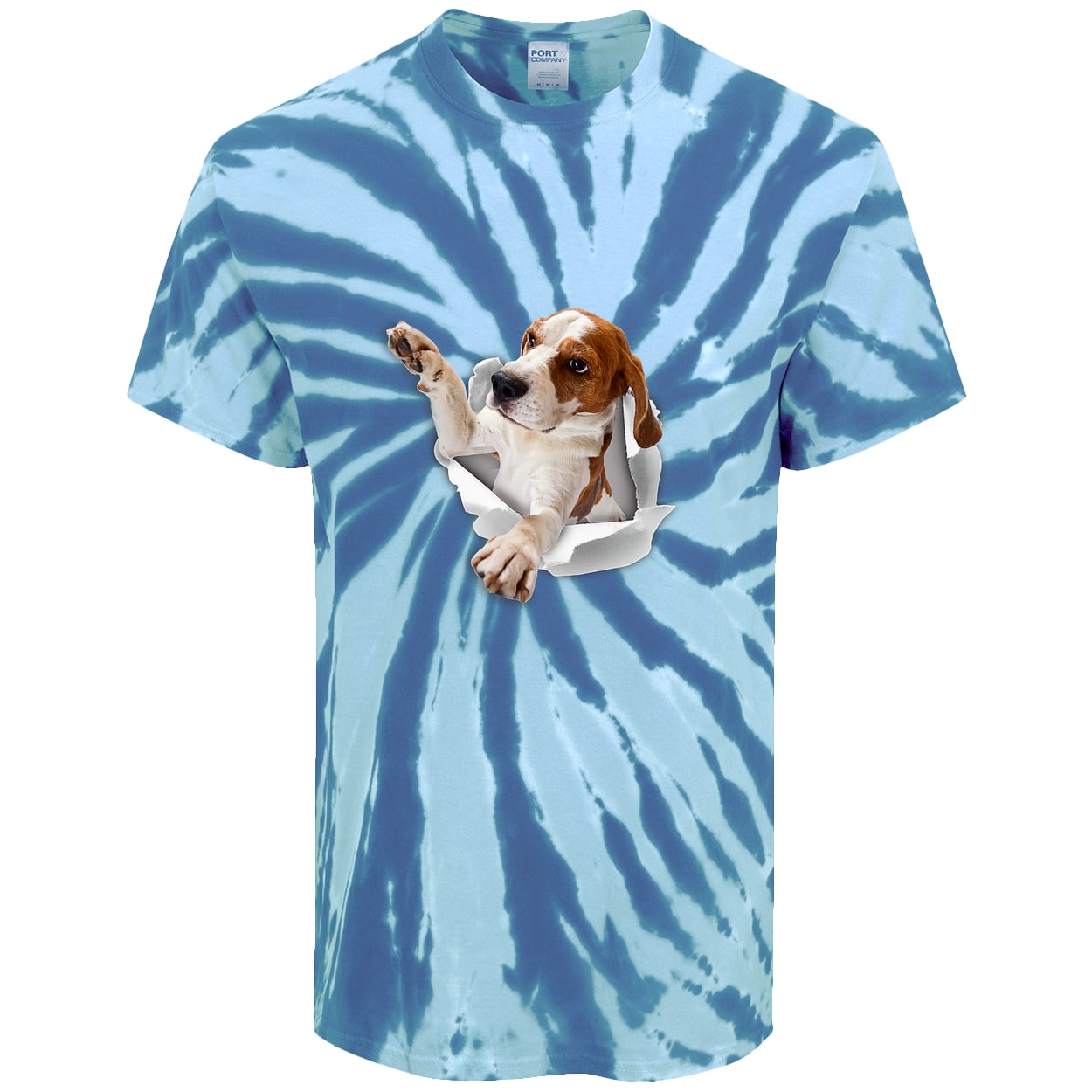 PC147 Port & Company Tie-Dye Tee - Royal