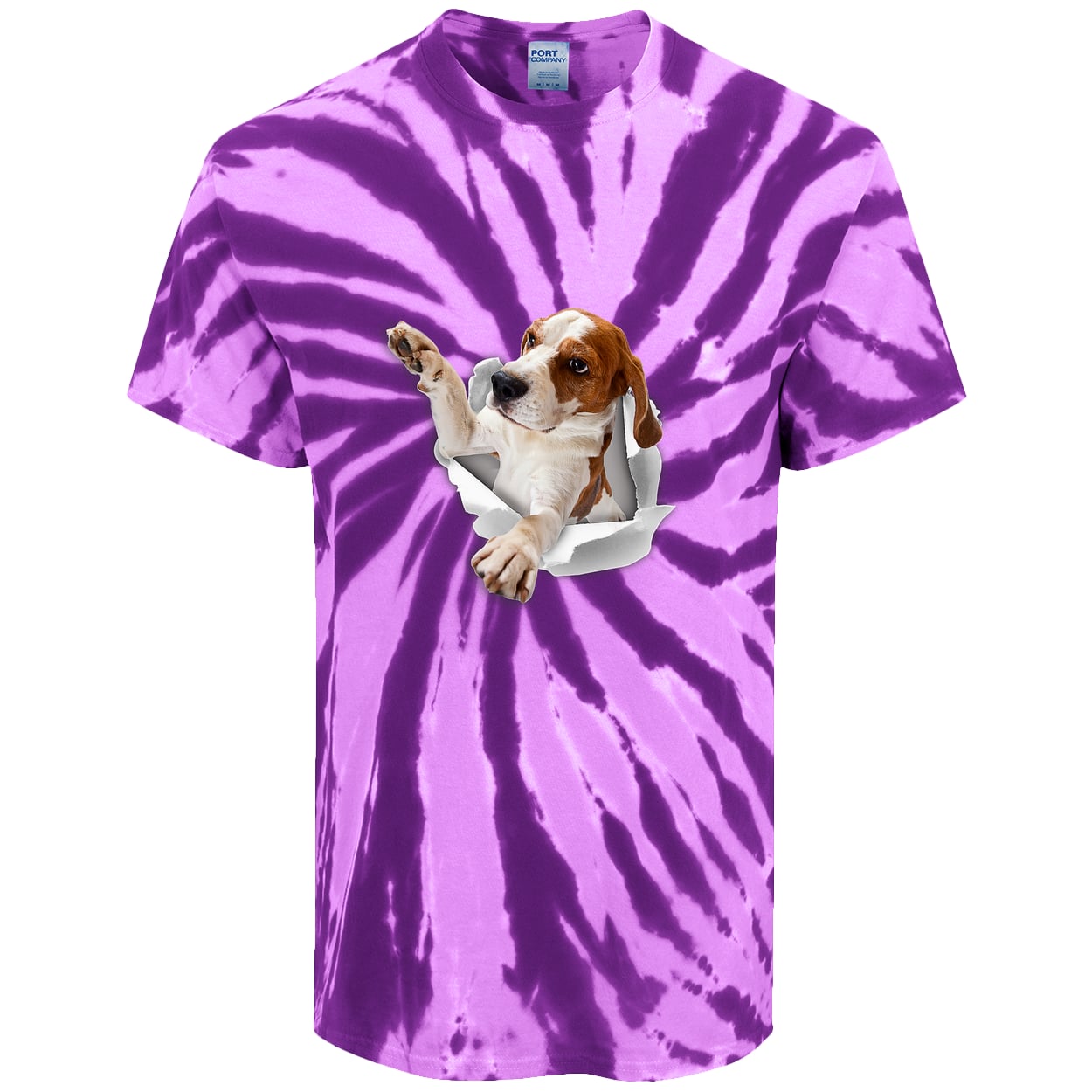 PC147 Port & Company Tie-Dye Tee - Purple