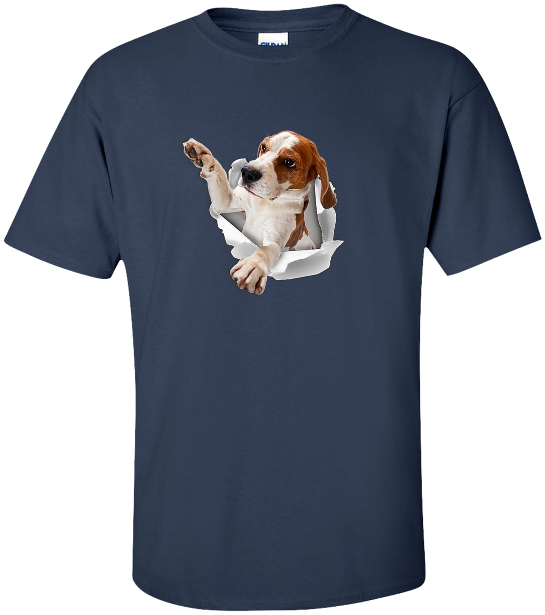 G200T Gildan Mens Tall Ultra Cotton Tee - Navy