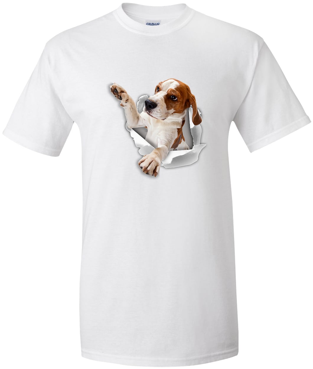 G200T Gildan Mens Tall Ultra Cotton Tee - White