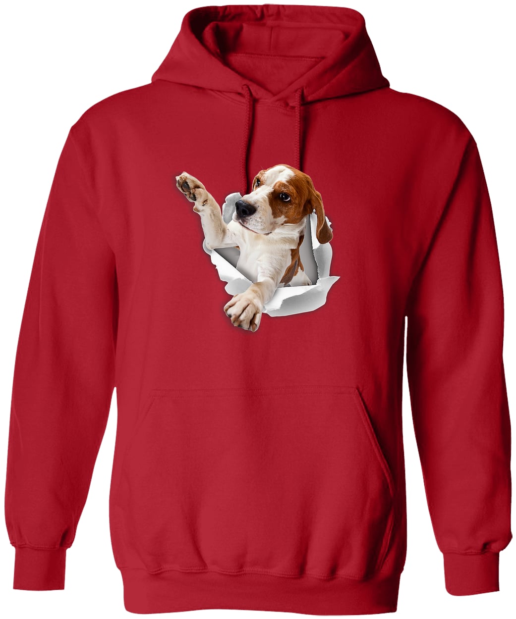 G185 Gildan Pullover Hoodie - Red