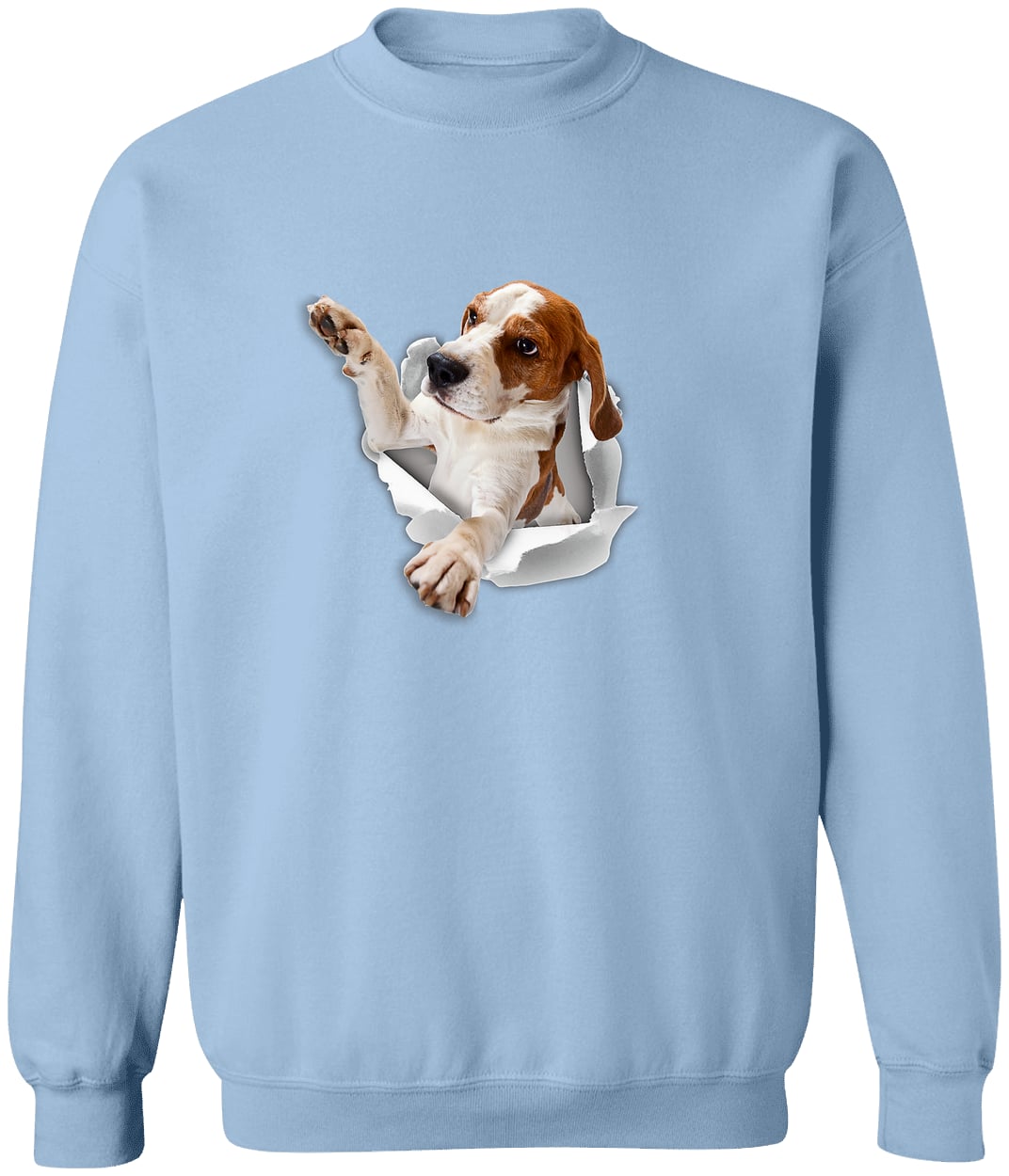G180 Gildan Crewneck Pullover Sweatshirt - Light Blue