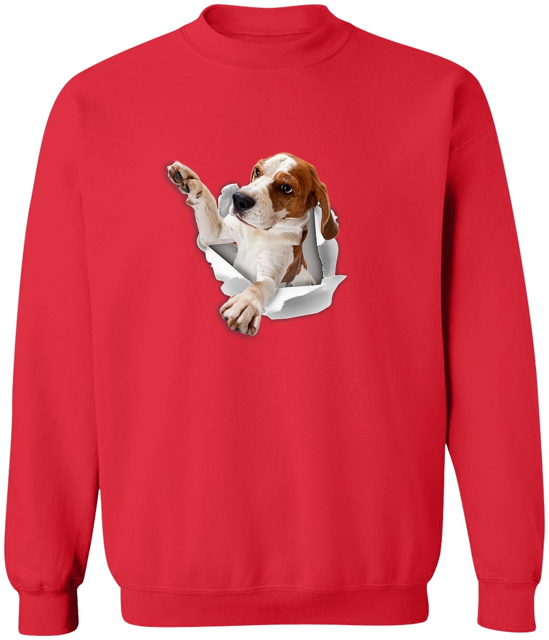 G180 Gildan Crewneck Pullover Sweatshirt - Red