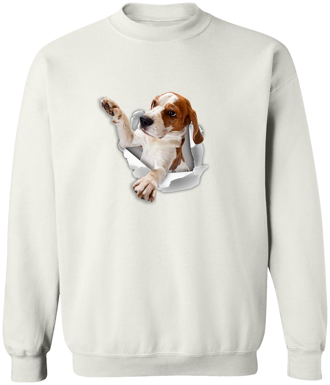 G180 Gildan Crewneck Pullover Sweatshirt - White