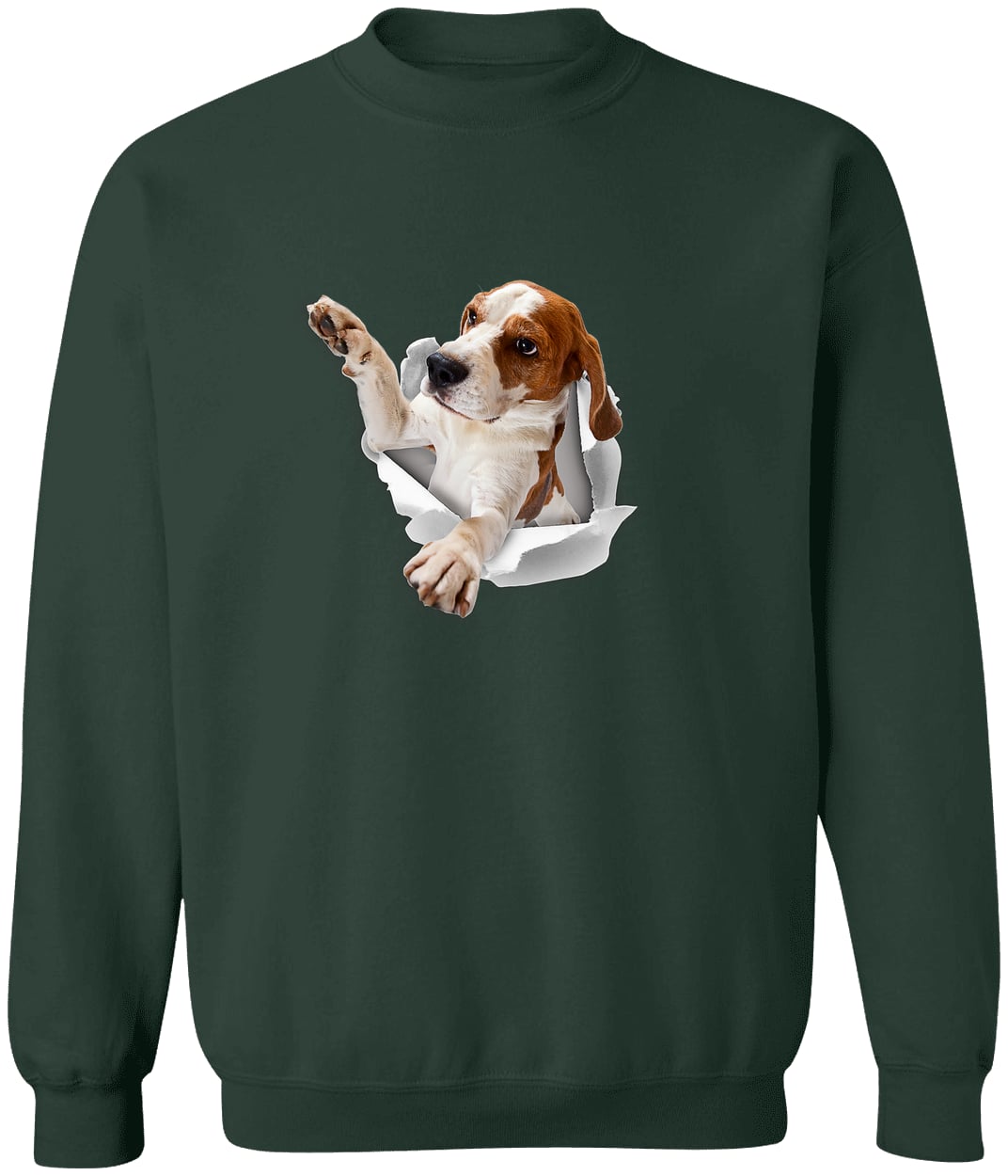 G180 Gildan Crewneck Pullover Sweatshirt - Forest Green
