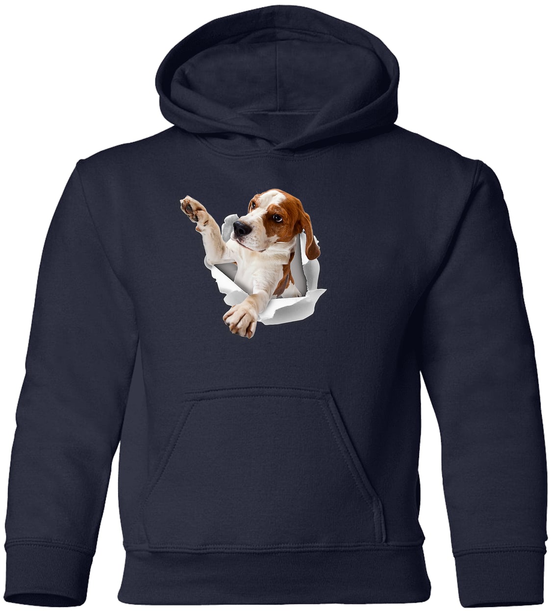 G185B Gildan Youth Pullover Hoodie - Navy