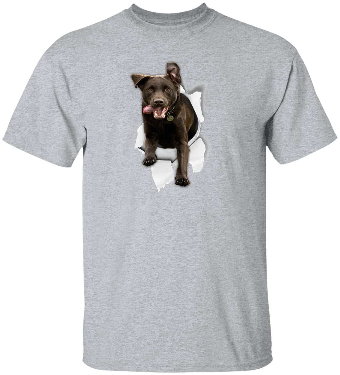 G500 Gildan 5.3 oz. T-Shirt - Sport Grey