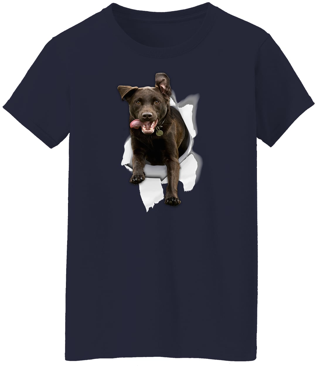 G500L Ladies' 5.3 oz. T-Shirt - Navy