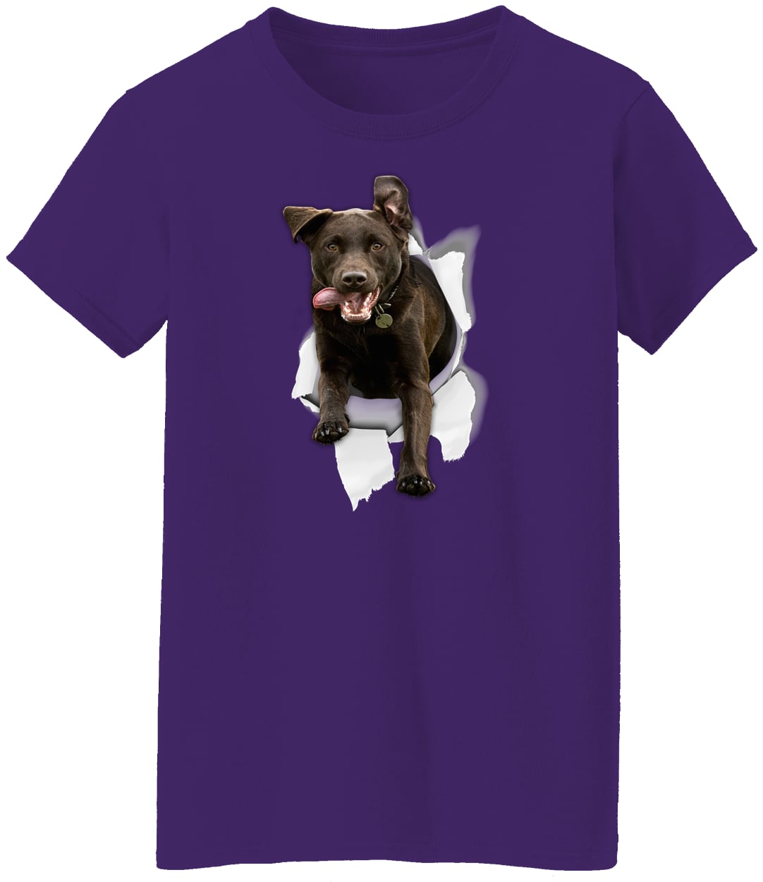 G500L Ladies' 5.3 oz. T-Shirt - Purple