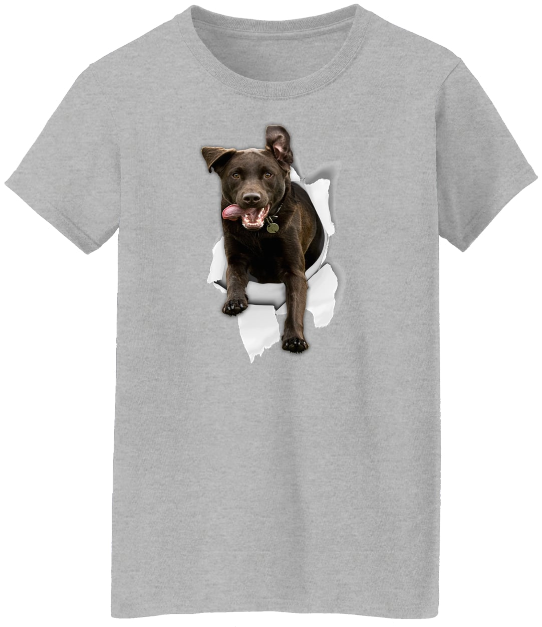 G500L Ladies' 5.3 oz. T-Shirt - Sport Grey