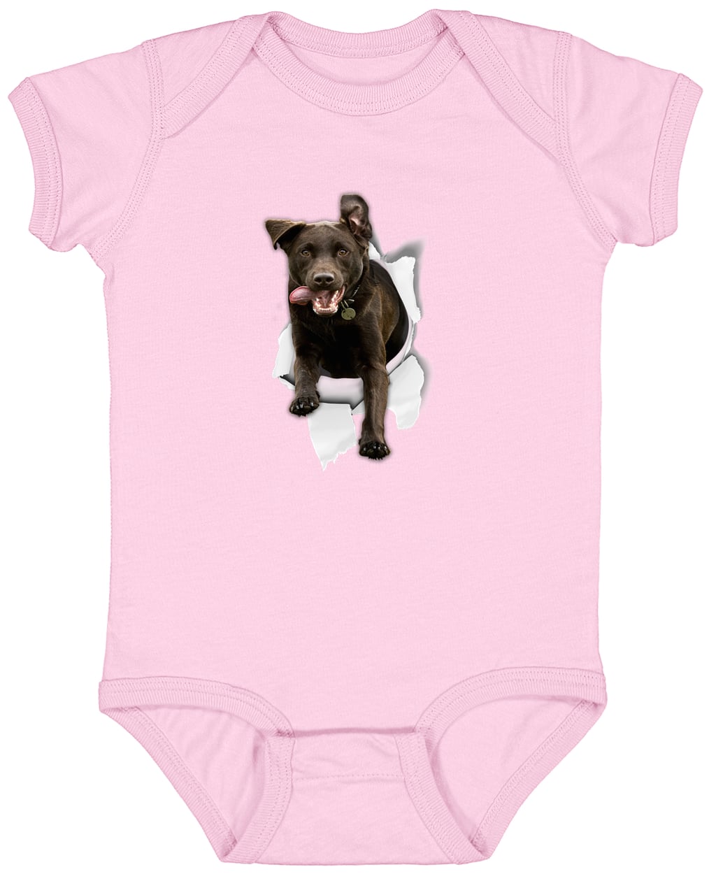 4424 Infant Fine Jersey Bodysuit - Pink