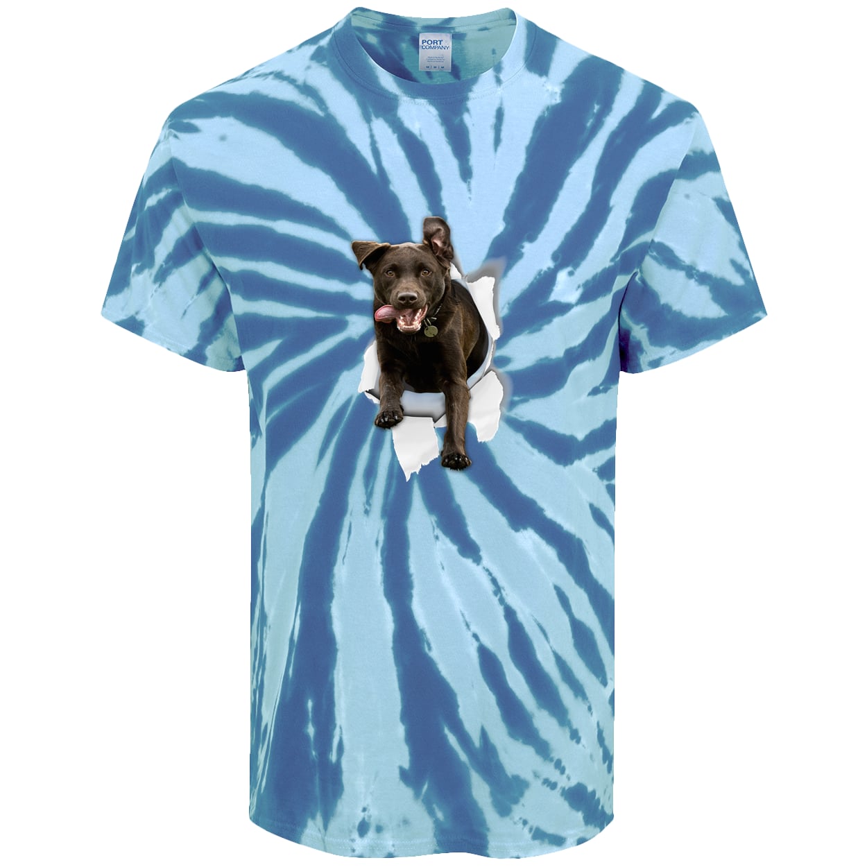 PC147 Port & Company Tie-Dye Tee - Royal