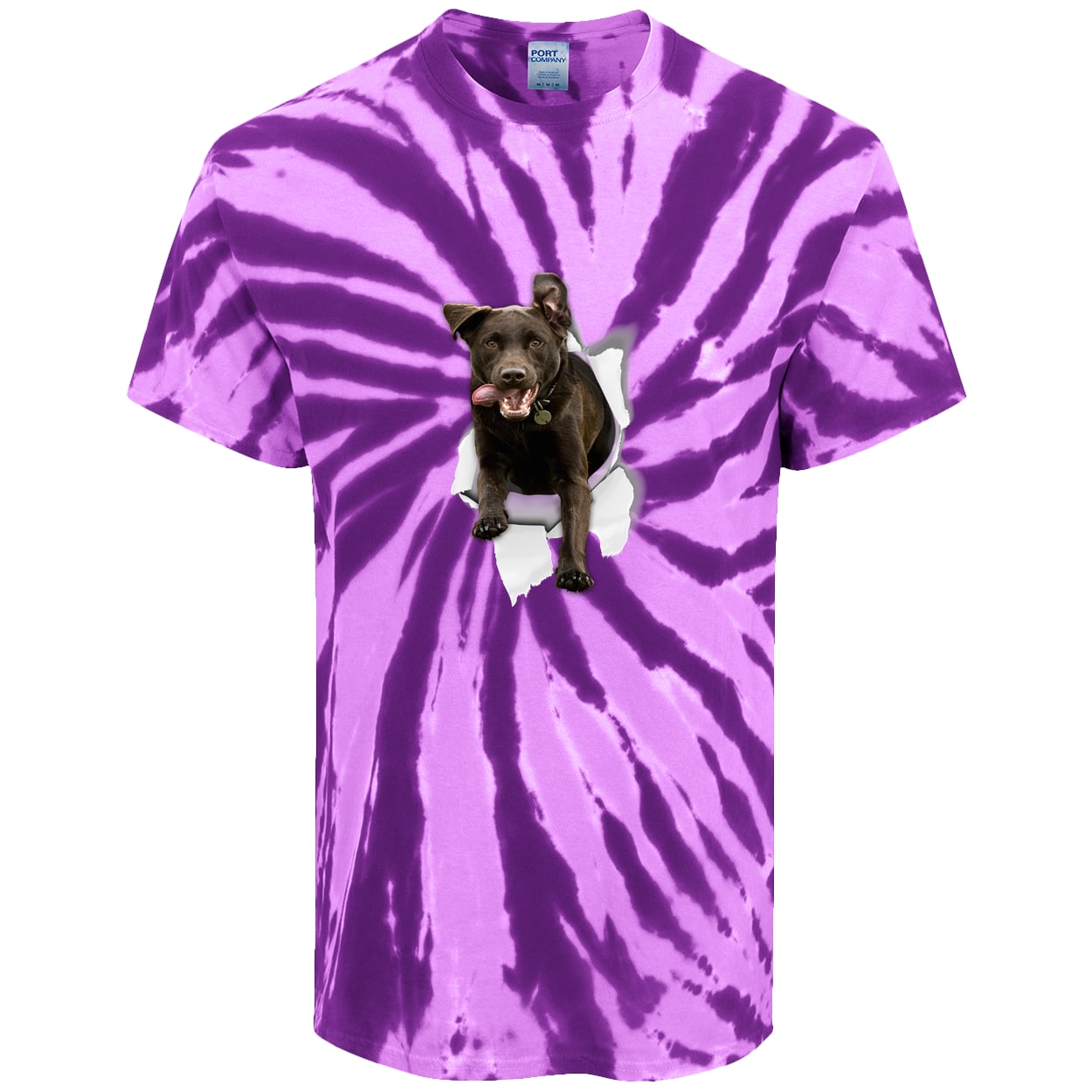 PC147 Port & Company Tie-Dye Tee - Purple