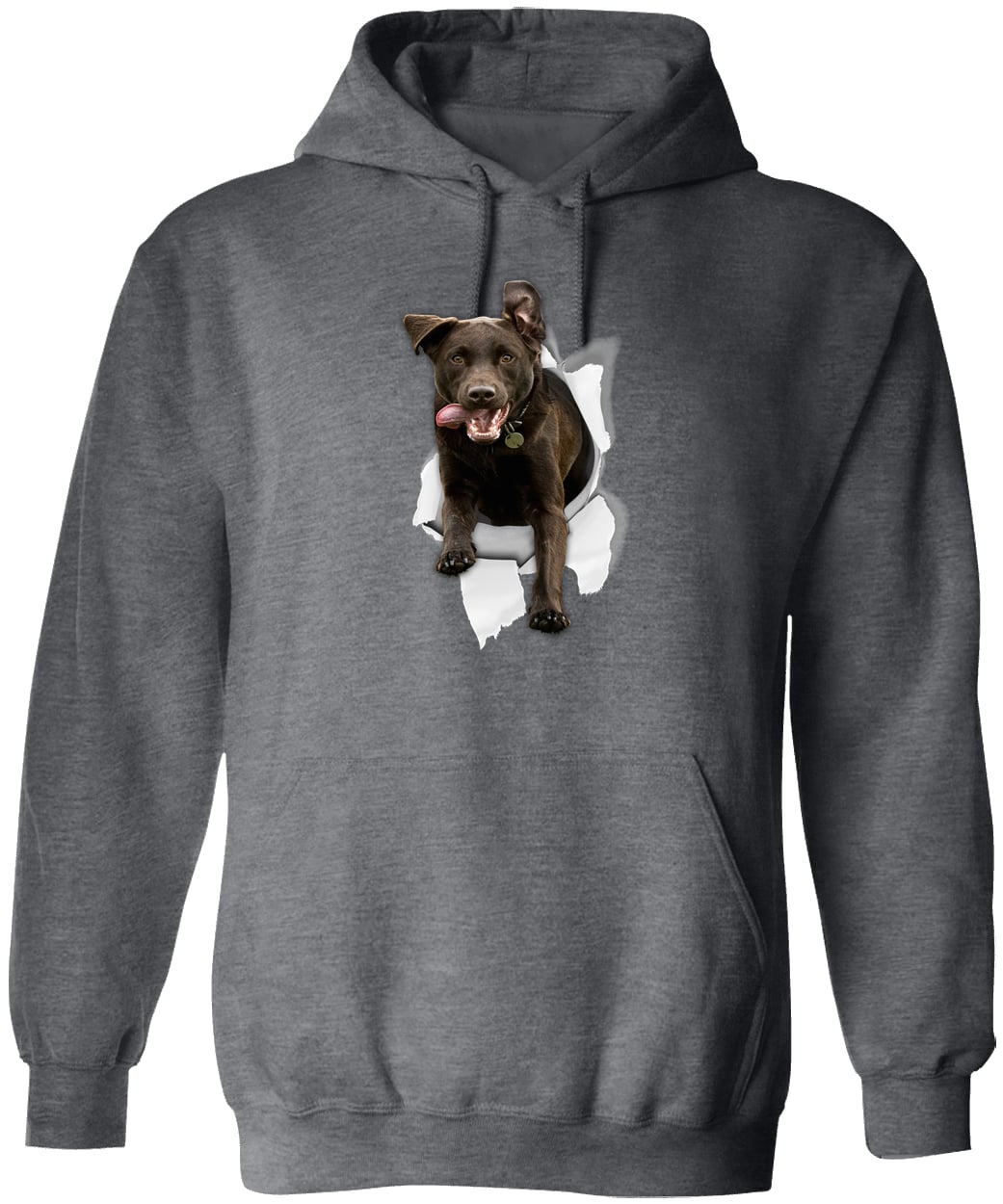 G185 Gildan Pullover Hoodie - Dark Heather