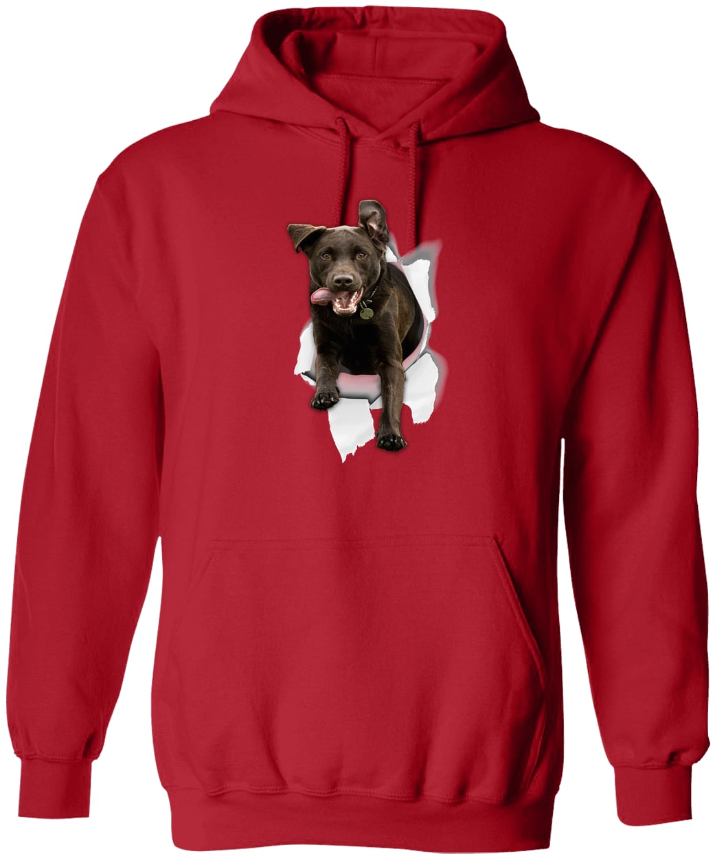 G185 Gildan Pullover Hoodie - Red