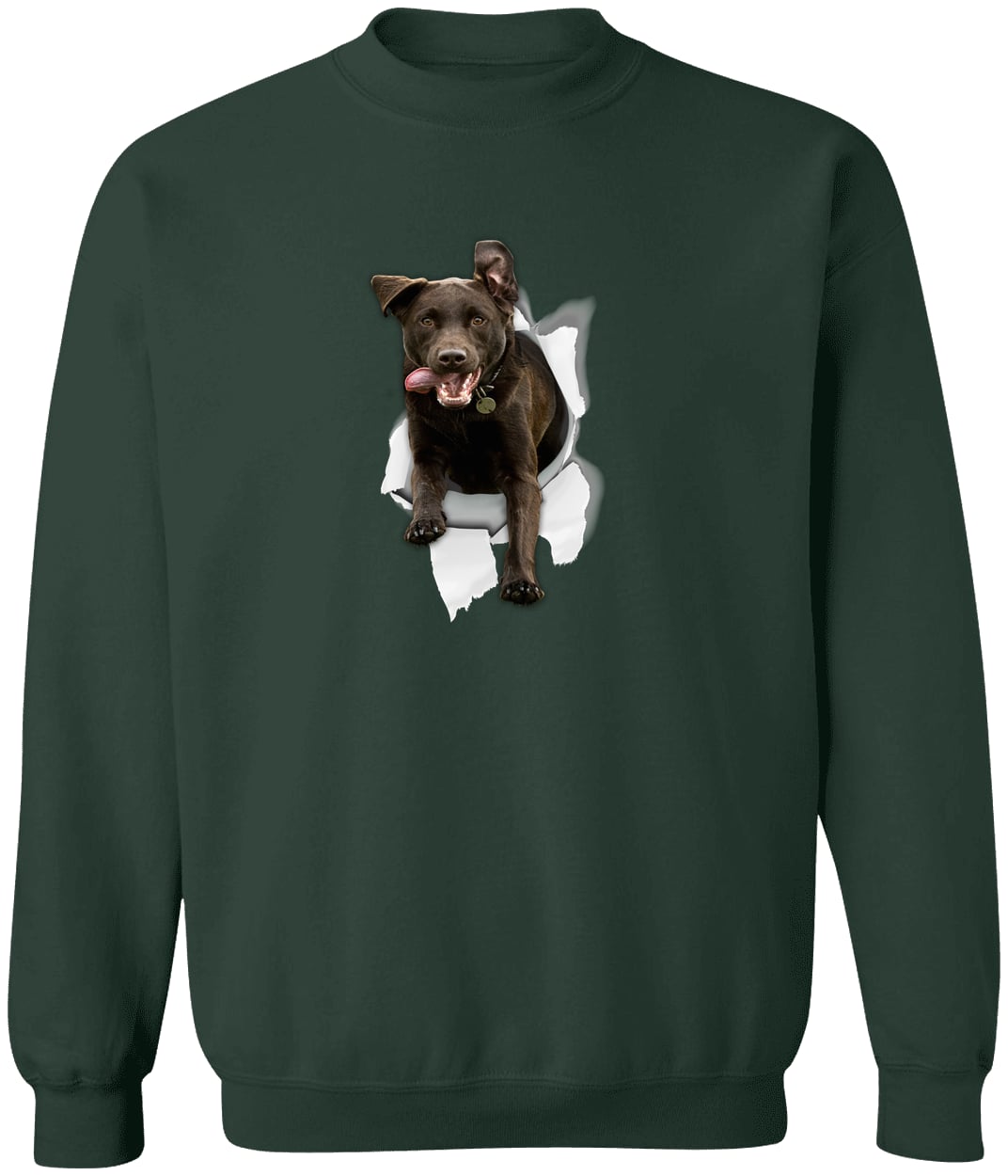 G180 Gildan Crewneck Pullover Sweatshirt - Forest Green
