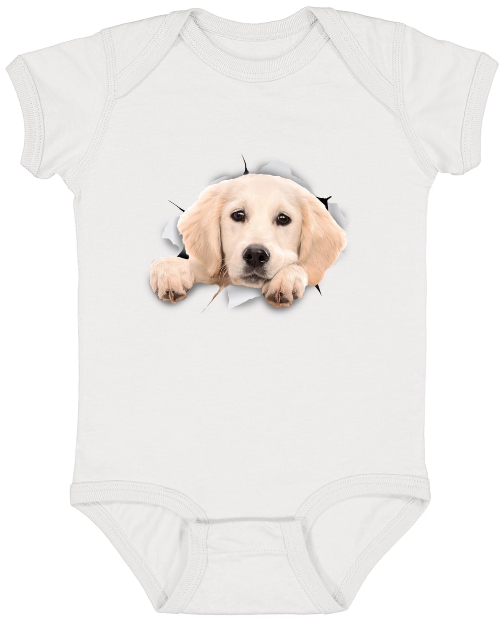 4424 Infant Fine Jersey Bodysuit - White
