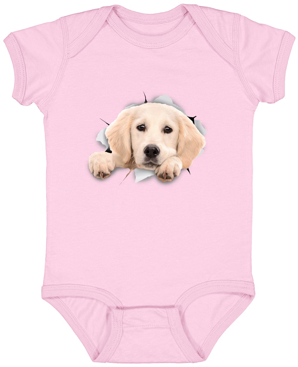 4424 Infant Fine Jersey Bodysuit - Pink