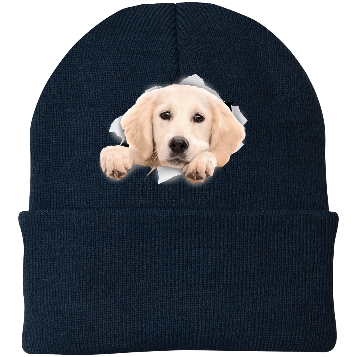 CP90 Port & Company Knit Beanie - Navy